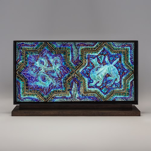 Dragon Panel No. 1, Blue Forest Series